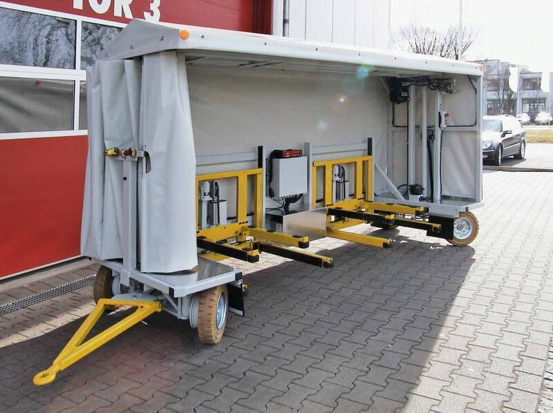 JDC Bridge 3S voziček z ročnim zavarovanjem tovora – Jung Hebetechnik Slovenija